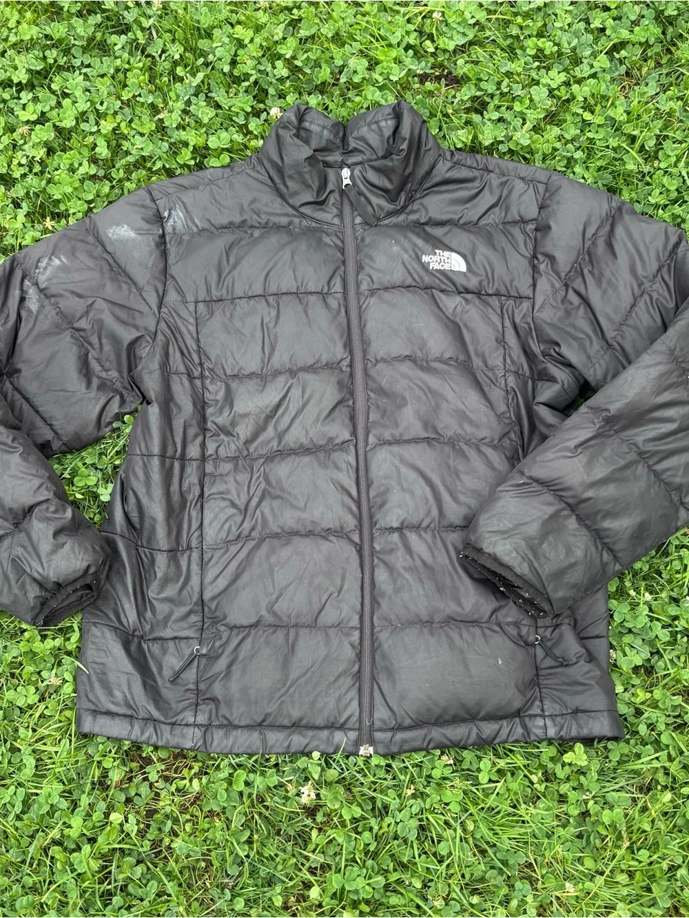 The North Face Men’s Dark Gray Quilted Puffer Jacket